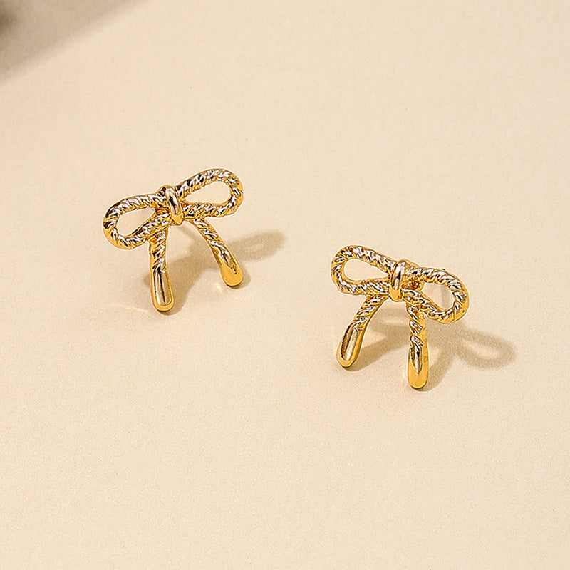 Wholesale Alloy Bow Creative Earrings