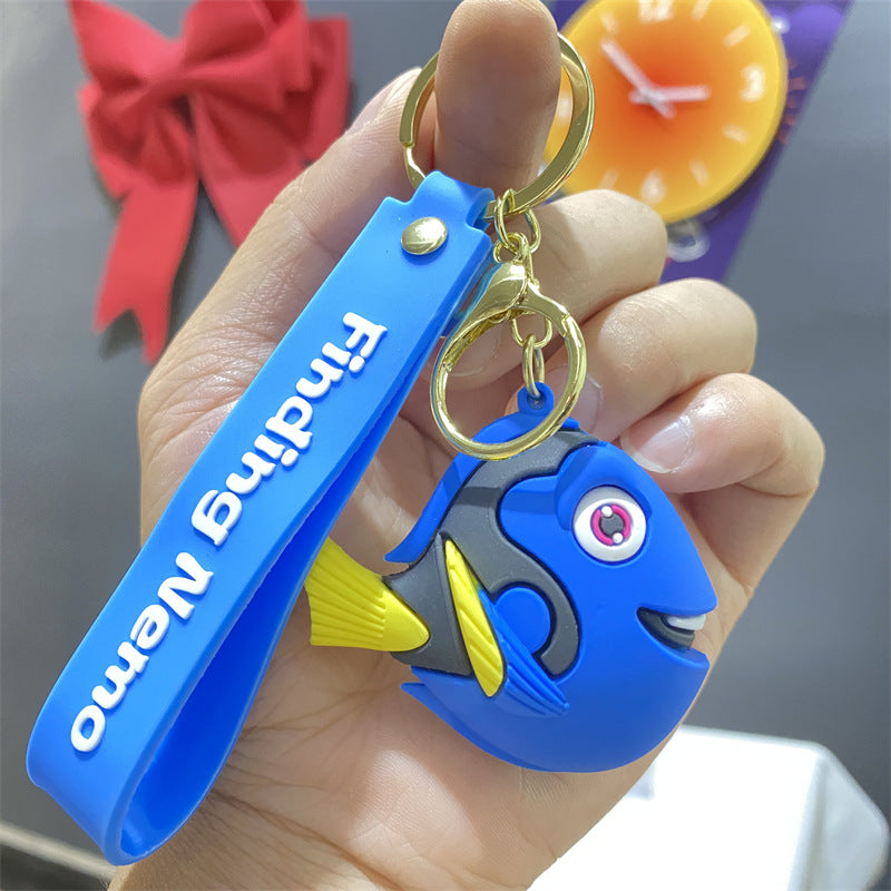 Wholesale Cartoon PVC Soft Glue Keychain ACCVIP-KC-WuY002