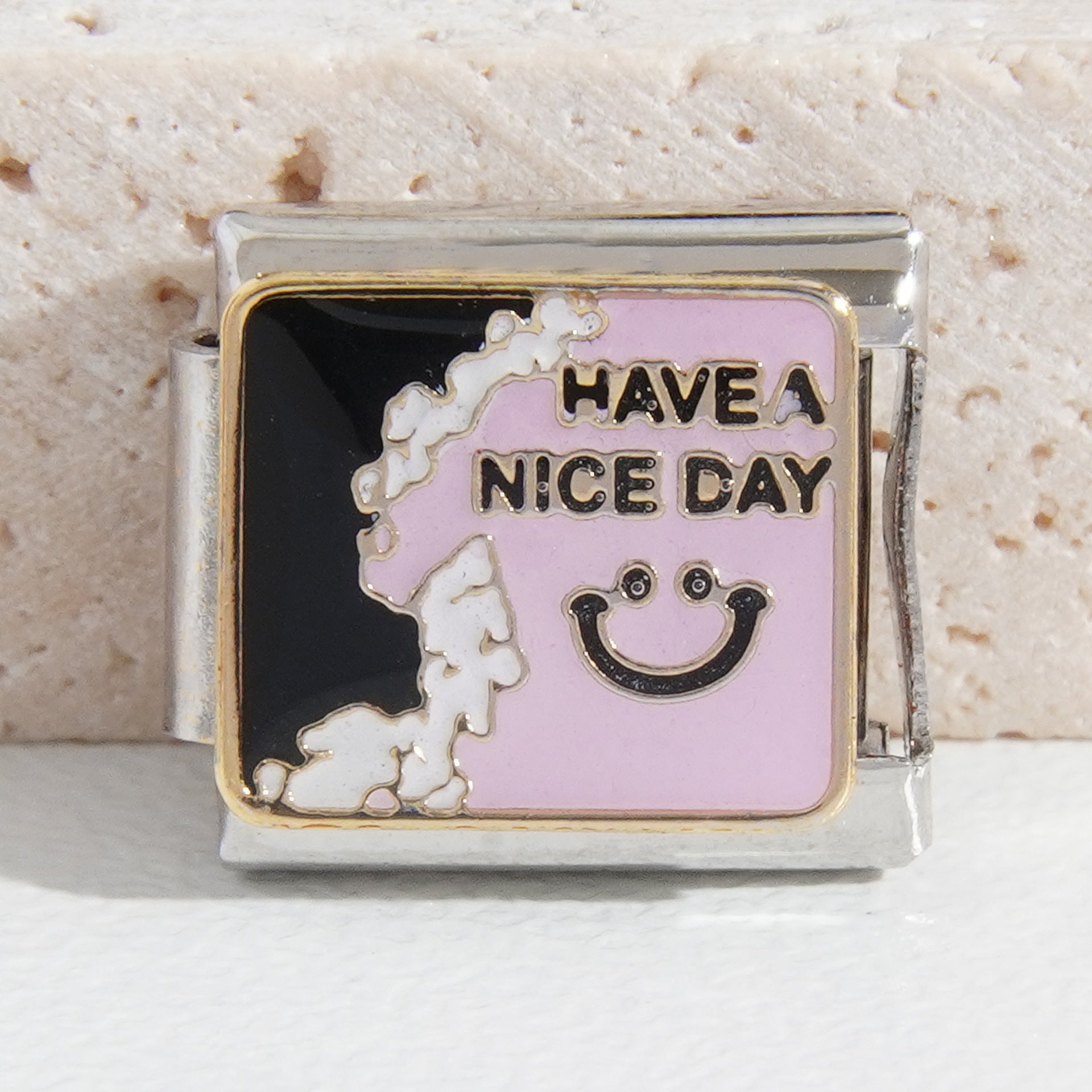 Wholesale Italian Charm Bracelet 9mm DIY Splicing Leopard Print Series Stainless Steel Composable Bracelet