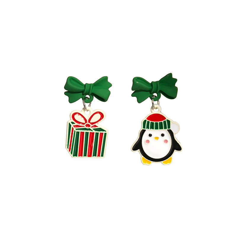 Wholesale Christmas Tree Snowman Earrings ACC-ES-MDD078