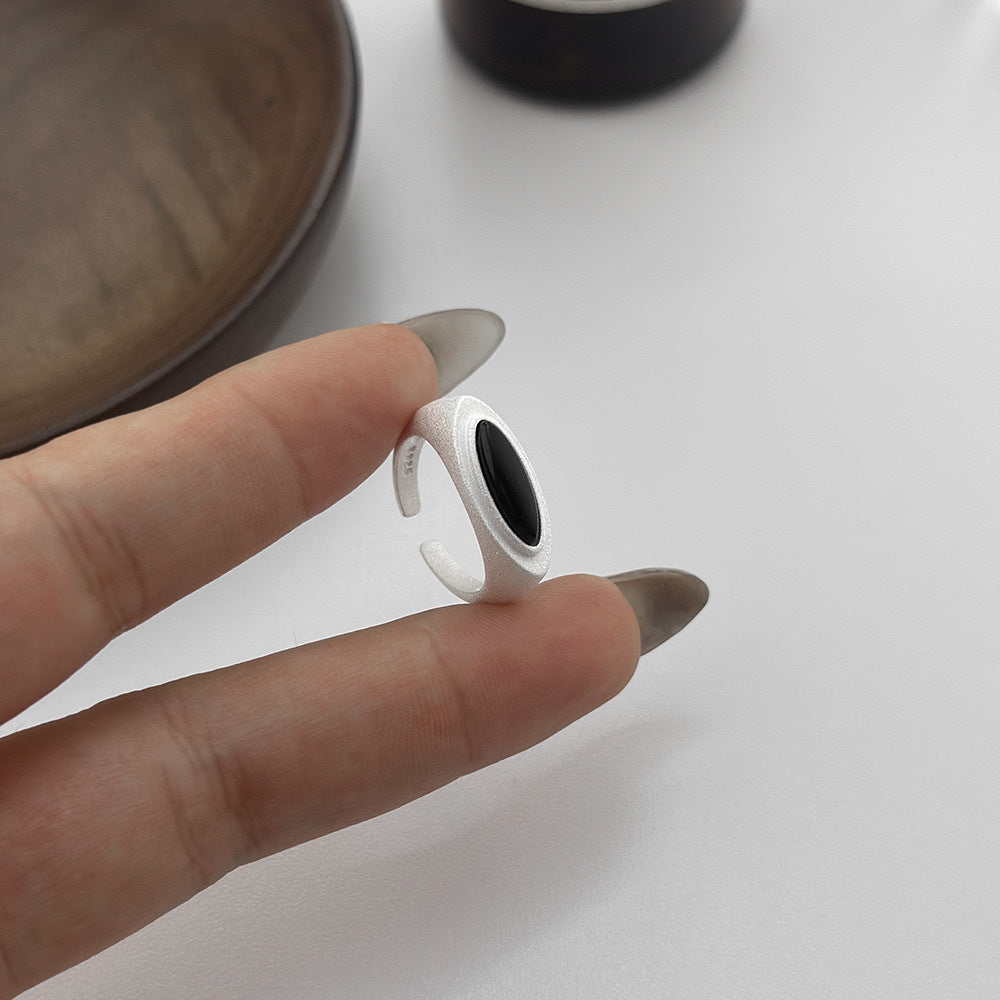 Wholesale Retro Inlaid Cat' s Eye Simple and Versatile Ring