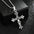 Wholesale Titanium Steel Cross Pendant Necklace Punk Hip Hop Accessories