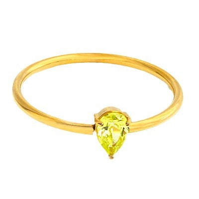 Wholesale 2PCS Steel Titanium Zircon Ring