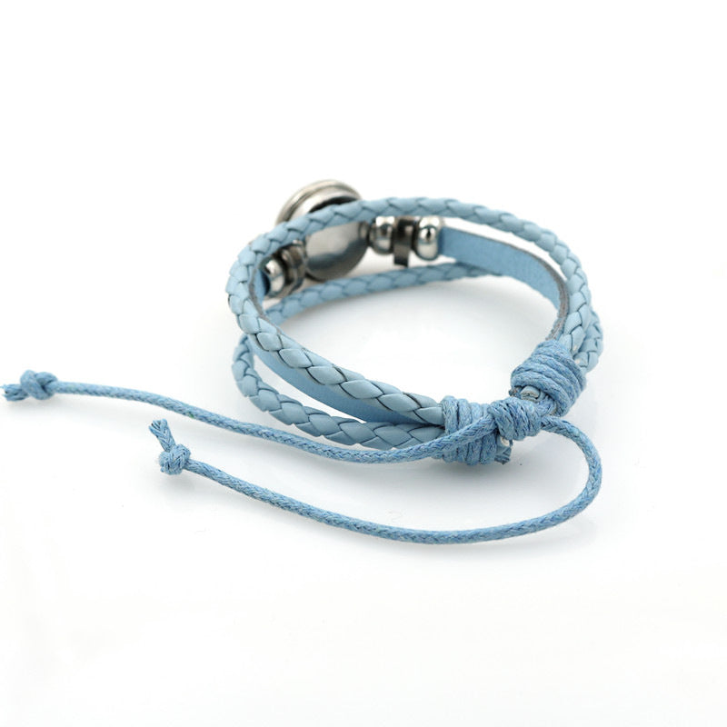 Wholesale Cartoon Braided Leather Bracelets ACCVIP-BT-JiaYun001