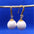 Wholesale Pearl Copper Plated White Gold Earrings