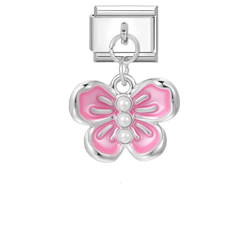 Wholesale Italian modular multifunctional DIY steel pendant bracelet