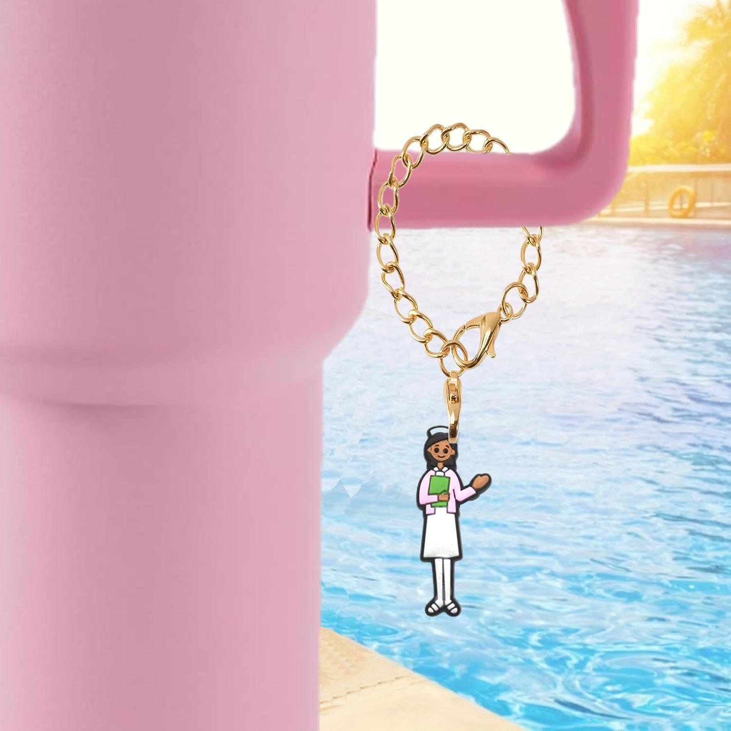 Wholesale Nurse Series Soft Rubber Hanging Chain Cup Accessories Chain ACC-CA-XieJi003