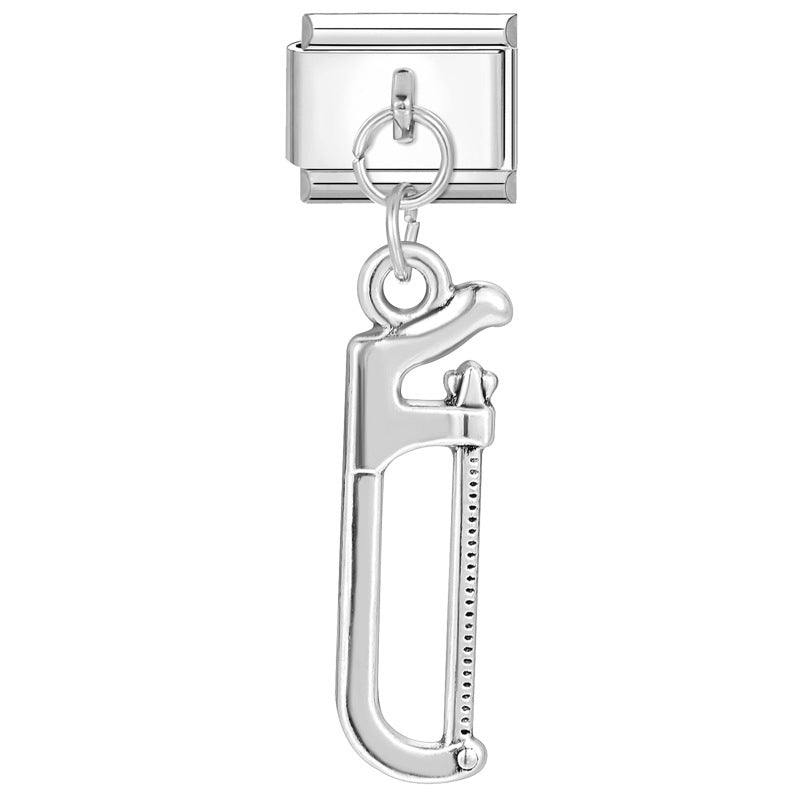 Wholesale Italian Charm Bracelet 9mm DIY Splicing Animal Series Stainless Steel Composable Bracelet