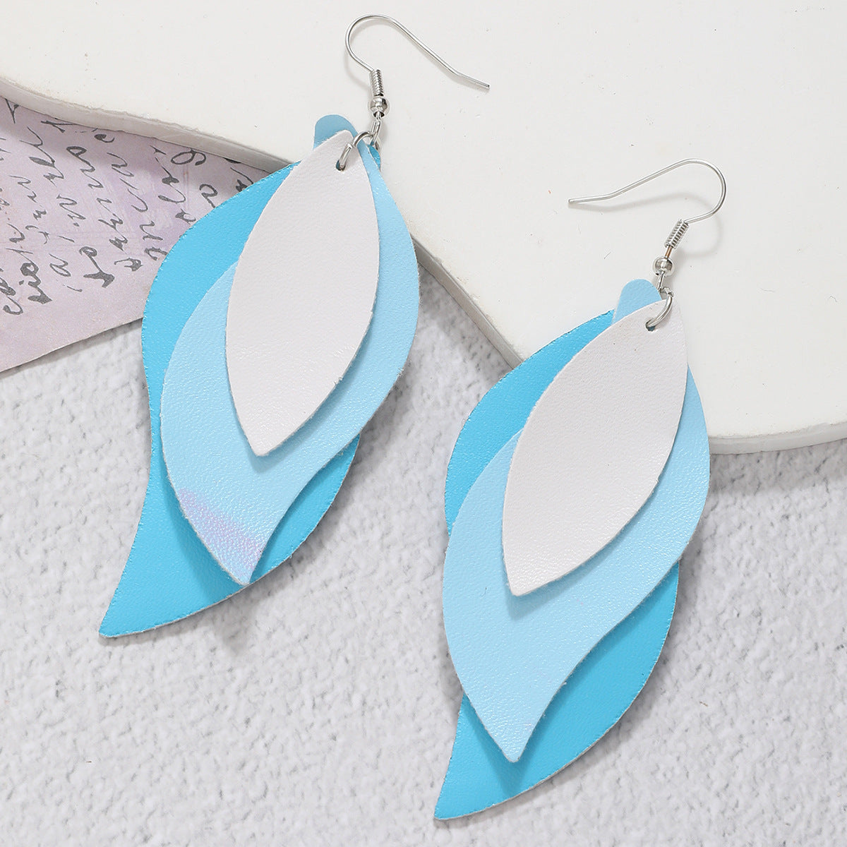 Wholesale Cortex  S-shaped leaves  earrings