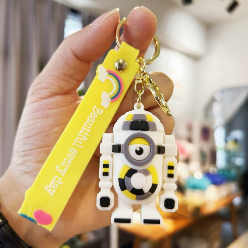 Wholesale Cartoon PVC Soft Glue Keychain ACCVIP-KC-WuY005