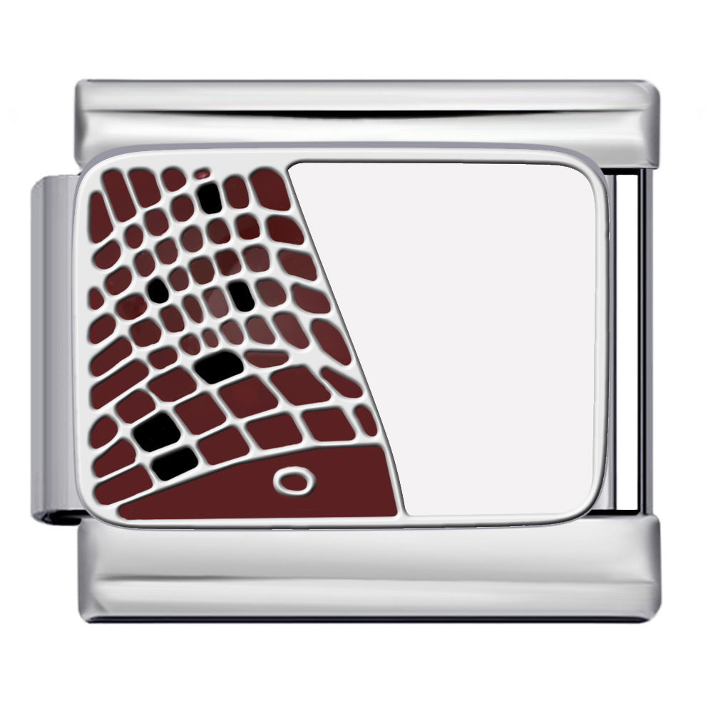 Wholesale  Italian Charm Bracelet 9mm DIY Welded Oil DripCreative Stainless Steel Composable Bracelet