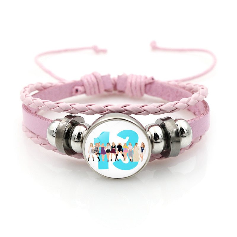 Wholesale Music Star Jewelry Pink Bracelet ACC-BT-JiaYun005