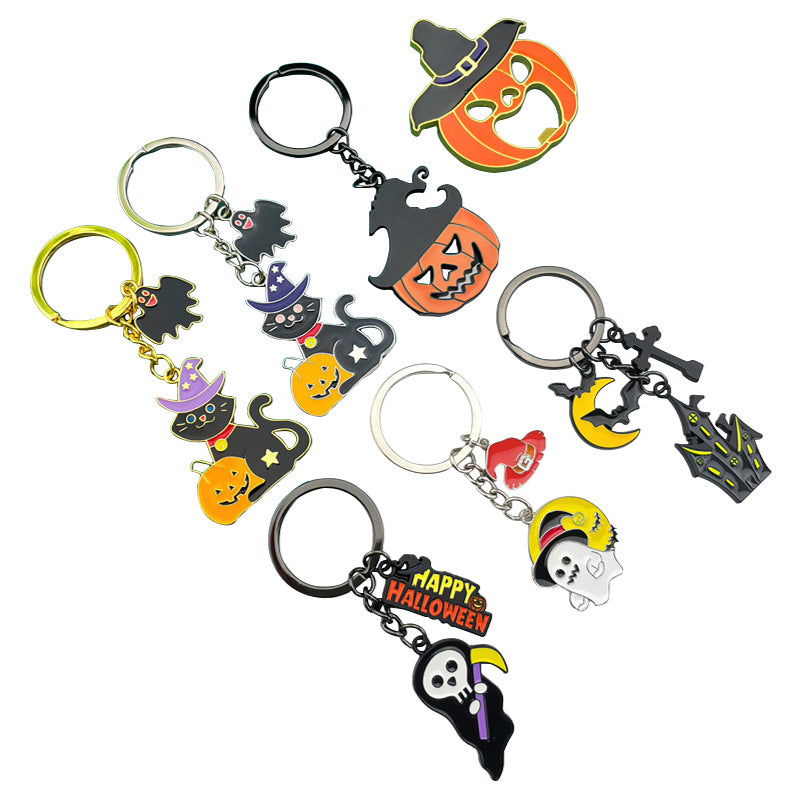 Wholesale  Cartoon Pumpkin Keychain - Trendy Car Key Accessory for Kids,  Gift Bag Charm
