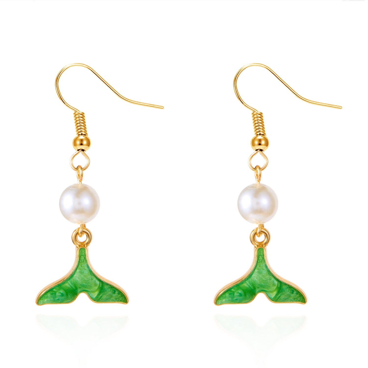 Wholesale Mermaid Tail Pearl Earrings