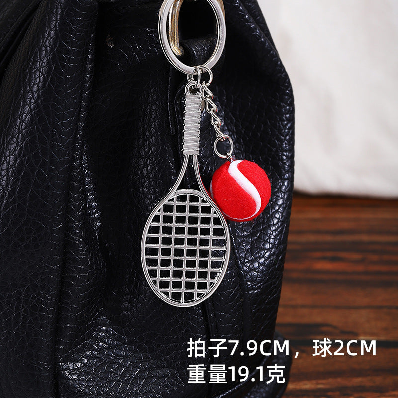 Wholesale Sports creative gifts tennis keychains