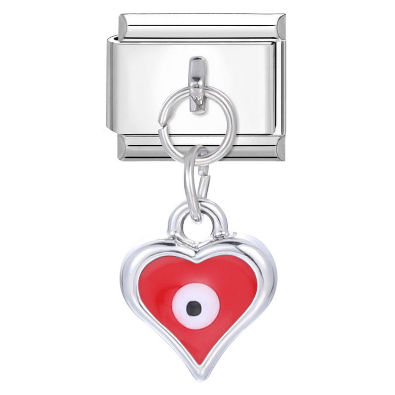 Wholesale Italian Beaded Bracelet 9mm DIY Splicing Removable Stainless Steel Combinable Bracelet