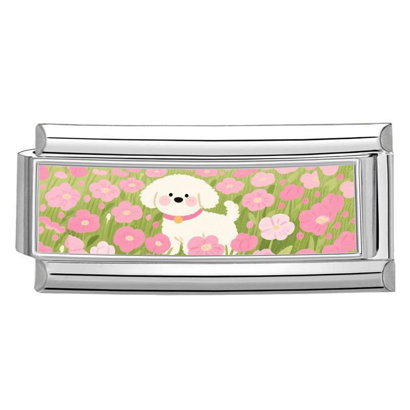 Wholesale  Italian Charm Bracelet 9mm DIY Splicing Cute Creative Stainless Steel Composable Bracelet