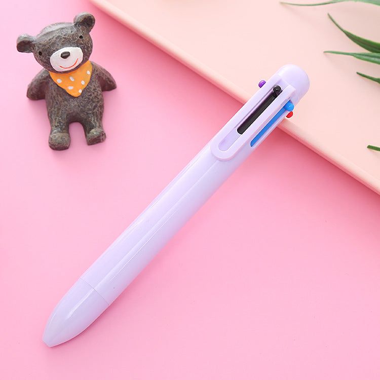Wholesale  Macaron 6-color ballpoint pen cute  pen