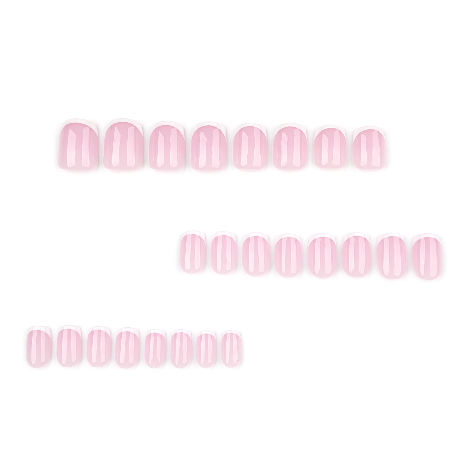 Wholesale 24 Pieces/box White with white border Nails Kits Nail Stickers