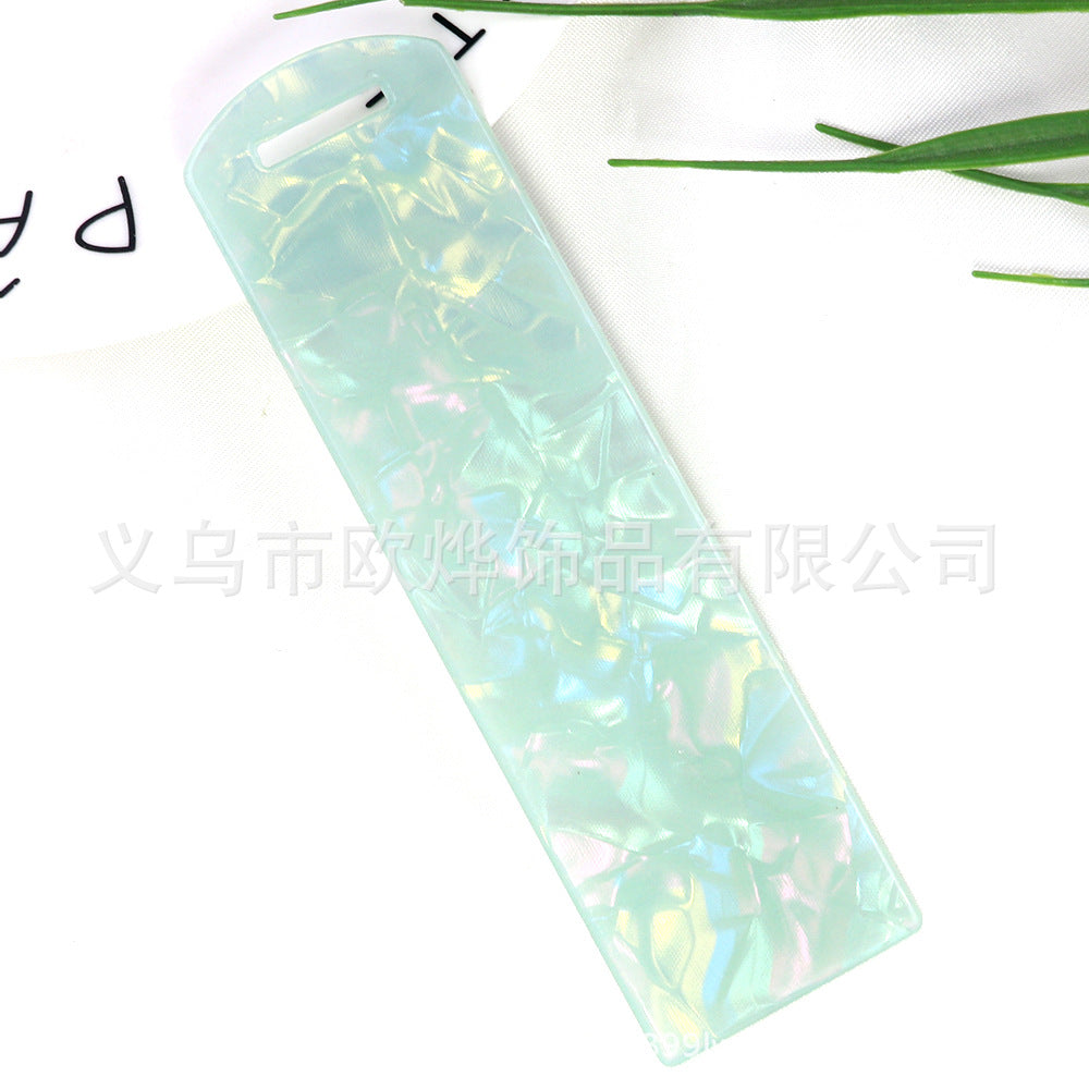 Wholesale 10PCS DIY Textured Acrylic Bookmarks