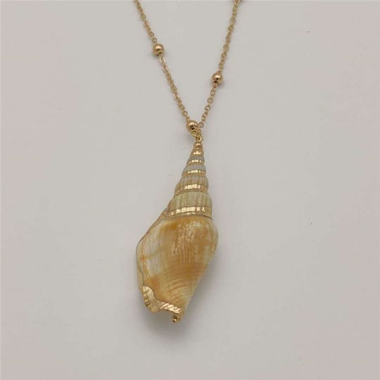 Wholesale Conch Bead Necklace Natural Shell  Beach Natural Necklace