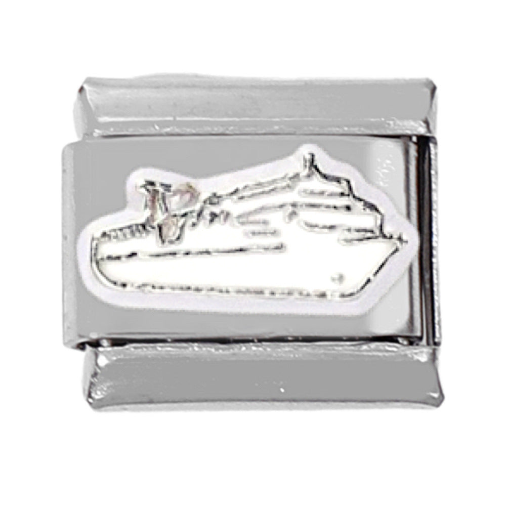 Wholesale 5pcs Italian Charm Bracelet Charm Module Stainless Steel Car Airplane Bracelet 9mm DIY Pattern Free Stitching Detachable Composable Bracelet ACC-BT-DaLiang020