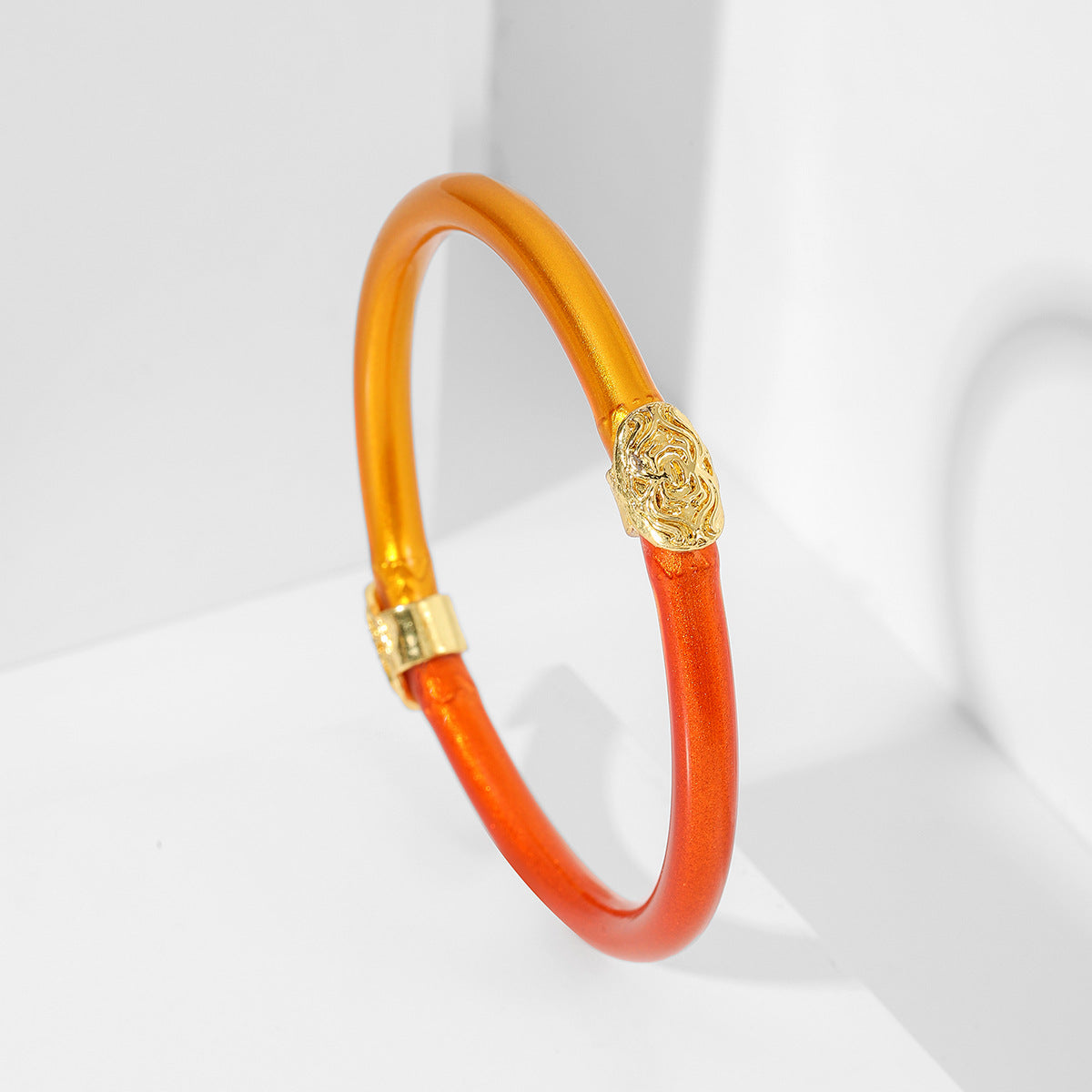 Wholesale Rainbow Color Matching Gold Powder Silicone Alloy Buckle Bracelet