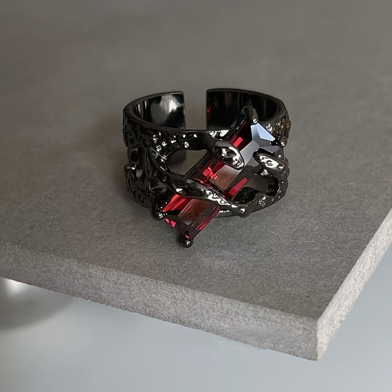 Wholesale Dark Garnet Red Ring