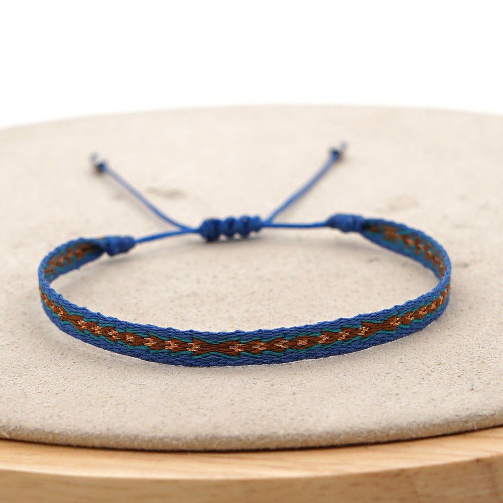 Wholesale Ethnic Style Webbing Lucky Stacking Bracelets Miyuki ACC-BT-Qiqi020