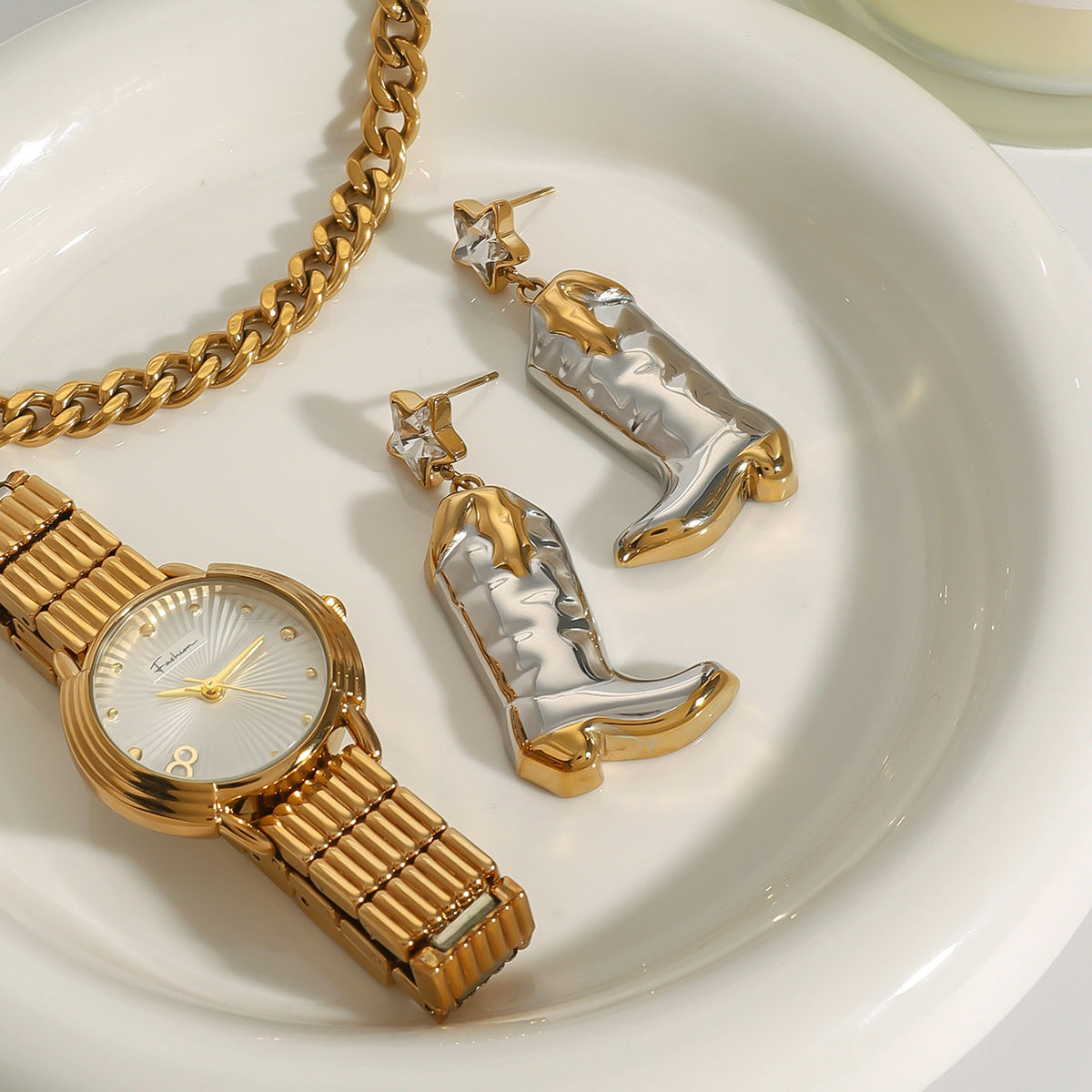 Wholesale stainless steel earrings luxury earrings