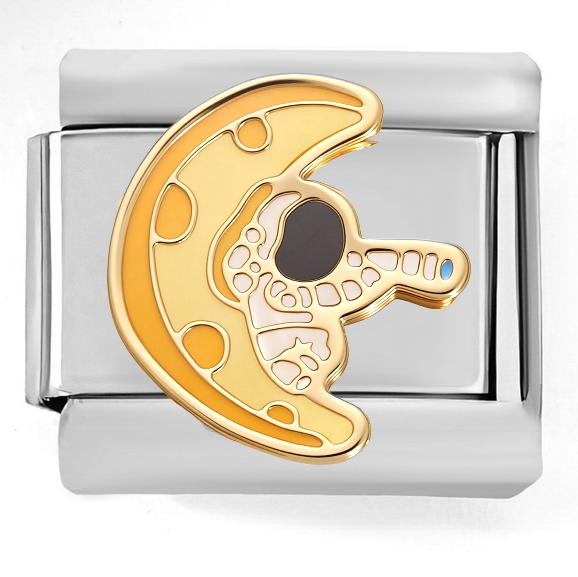 Wholesale  Italian Charm Bracelet 9mm DIY Small Planet  Creative Stainless Steel Composable Bracelet