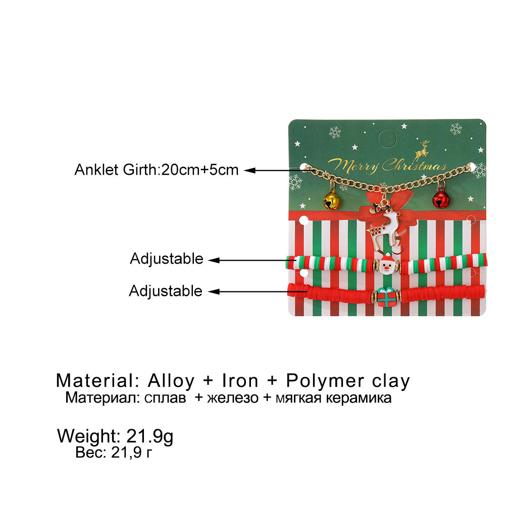 Wholesale Christmas Bell Bracelet Set ACC-BT-Anduo001