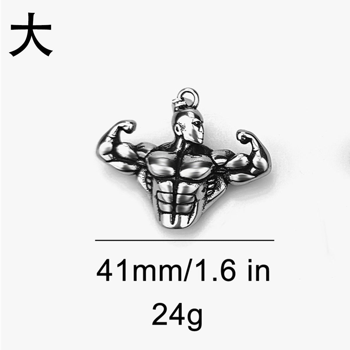 Wholesale Vintage Men's Sports Fitness Necklace Stainless Steel ACC-NE-Ruig004