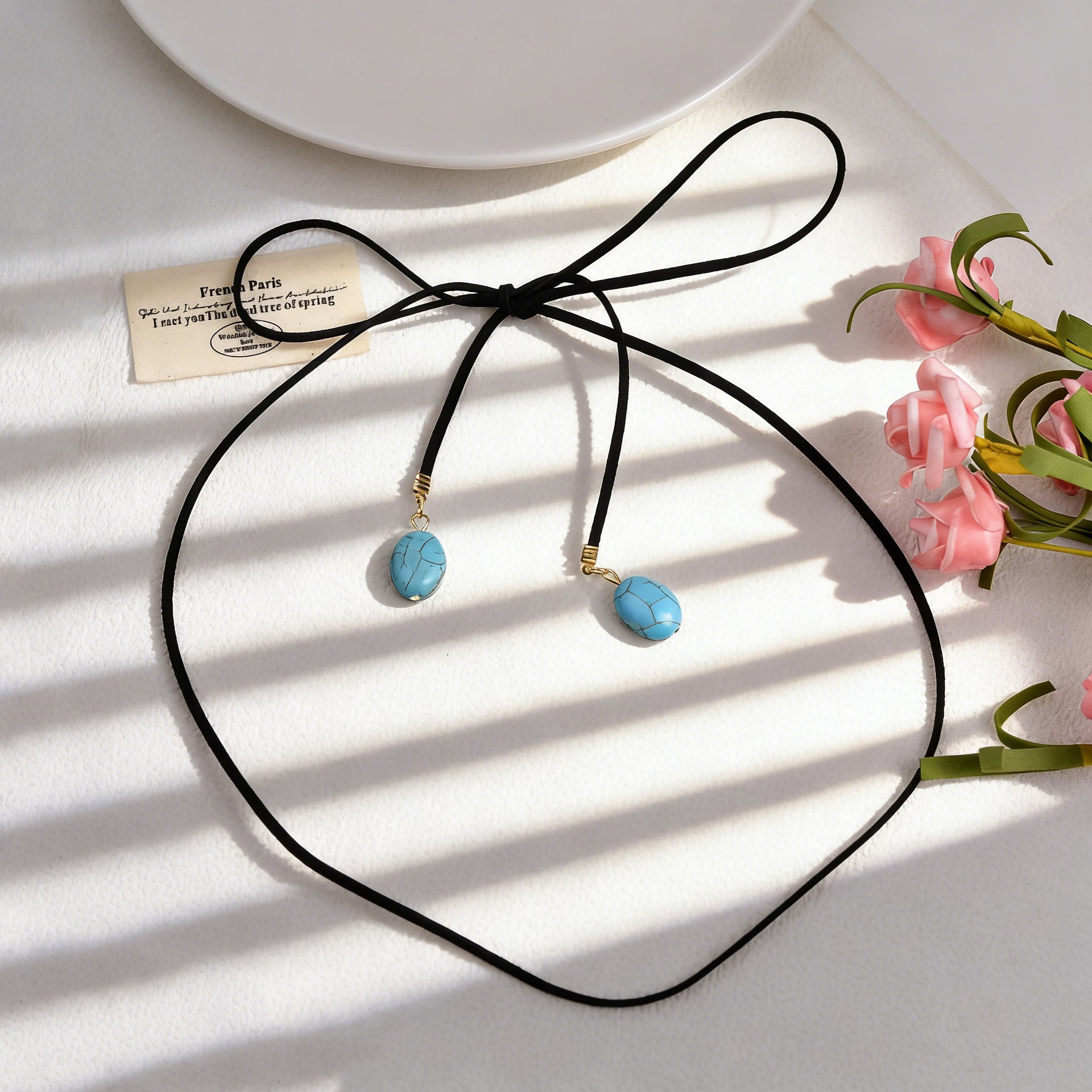 Wholesale Turquoise pendant necklace for a beautiful party