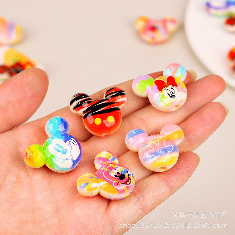 Wholesale random 10pcs Vertical Hole Focal Beads DIY Bead Accessories  ACCVIP