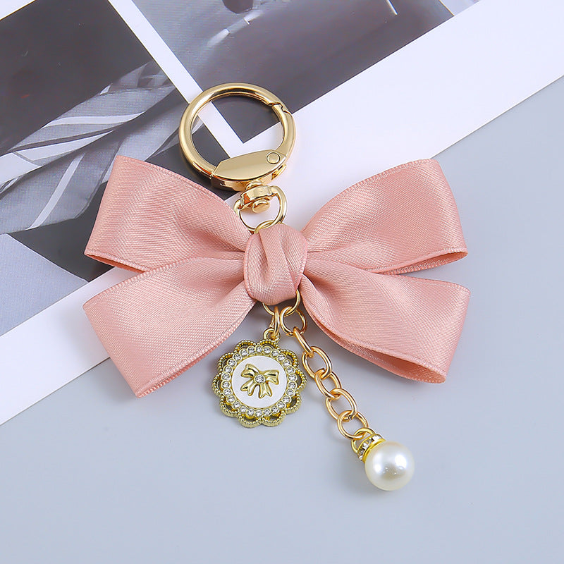 Wholesale Ribbon Bow Pendant Bag Keychain