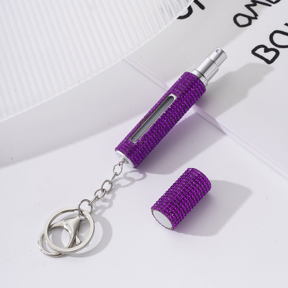 Wholesale Rhinestone Perfume Bottle Keychain ACC-KC-ZhiYa029