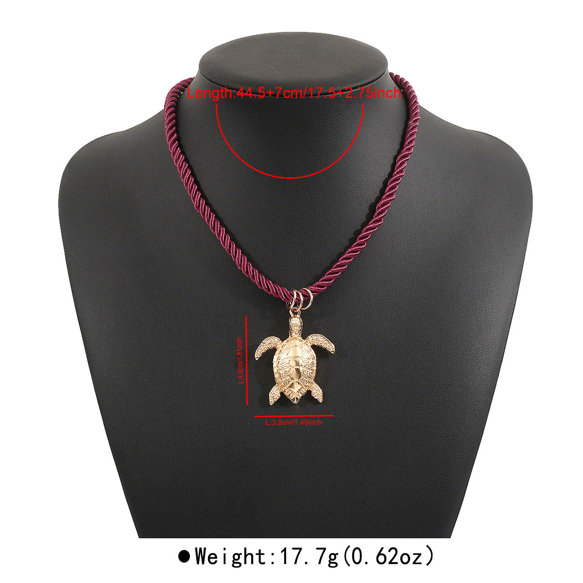 Wholesale  personalized ocean wind hand-woven necklace colorful rope necklace