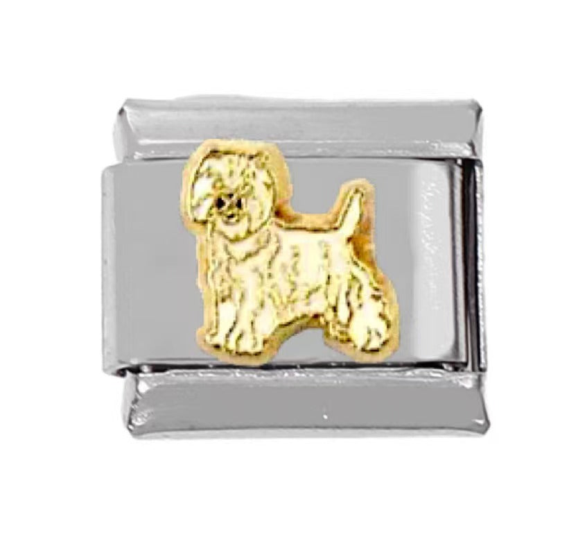 Wholesale 5pcs Italian Charm Bracelet Charm Module Stainless Steel Rubik's Cube Bracelet 9mm DIY Pattern Free Splicing Detachable Composable Bracelet ACC-BT-DaLiang009