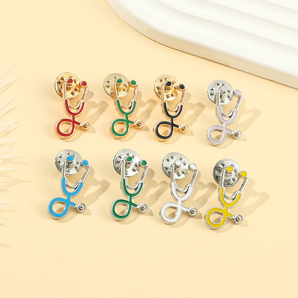 Wholesale10pcs  Stethoscope Brooch