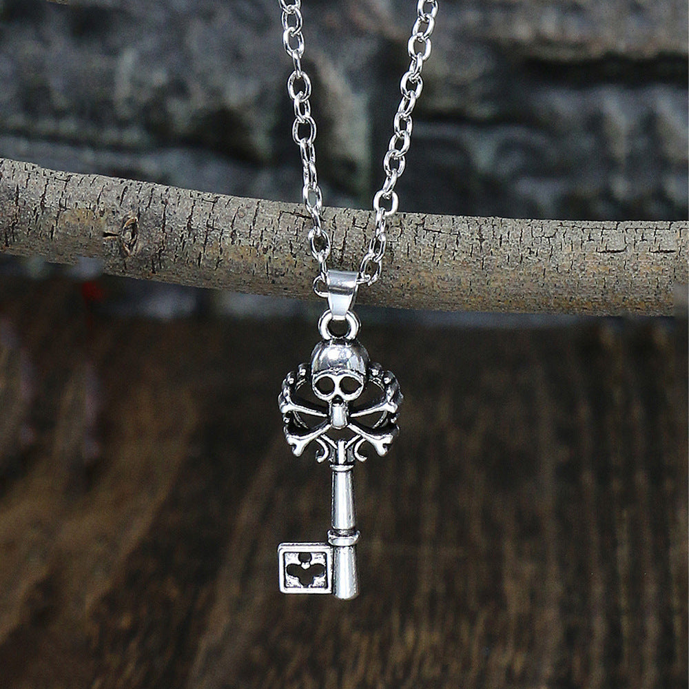 Wholesale  Necklace Ghost Skull Bat Pumpkin Pendant,  Dark Style,  Alloy Electroplating,  Jewelry Accessory