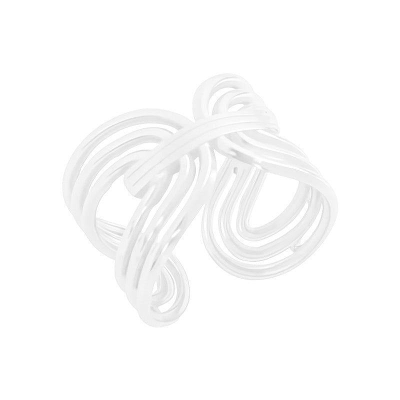 Wholesale titanium steel opening ring does not fade  ring