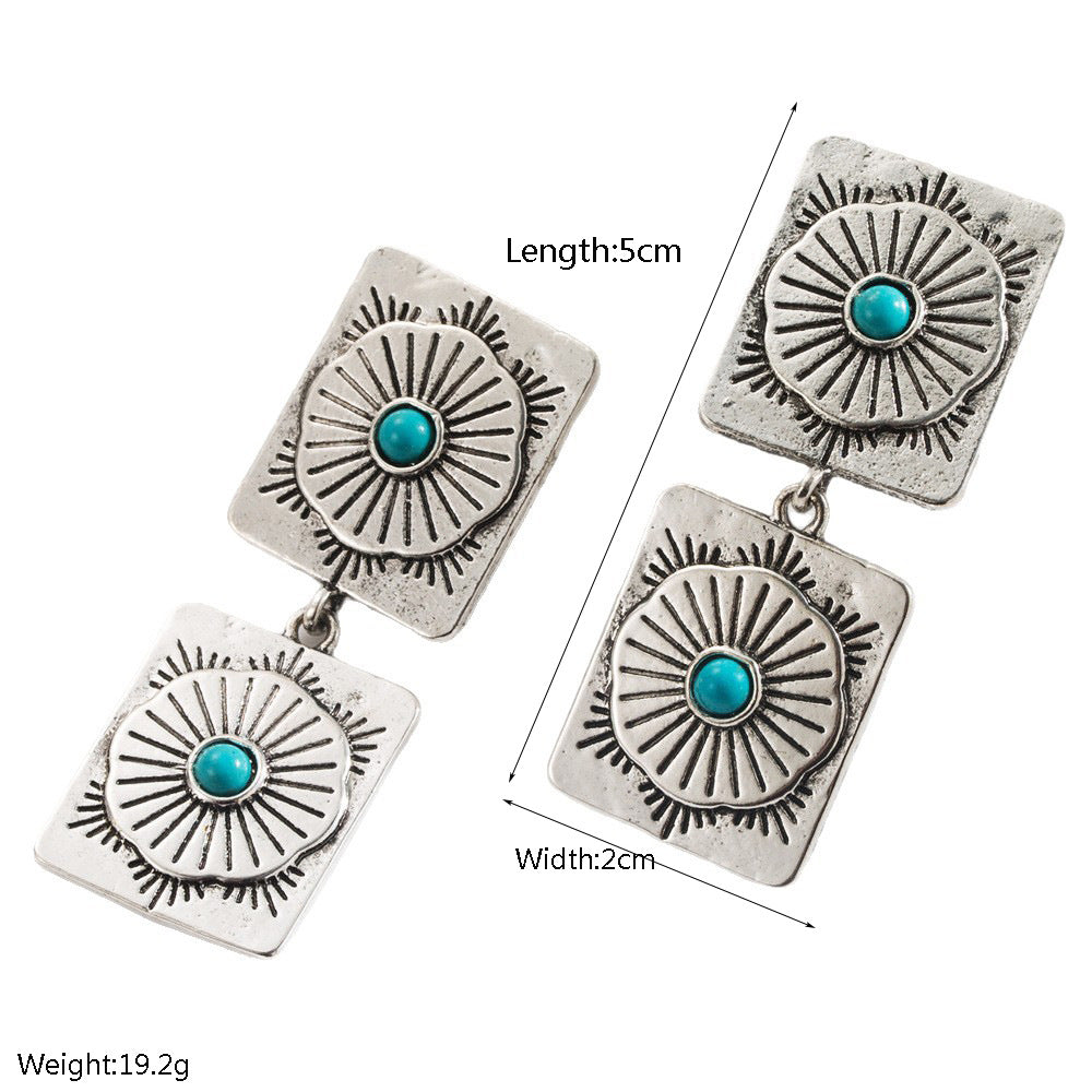 Wholesale Western Style Turquoise Earrings