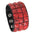 Wholesale Punk Multicolor Square Nail PU Bracelet Leather Bracelet