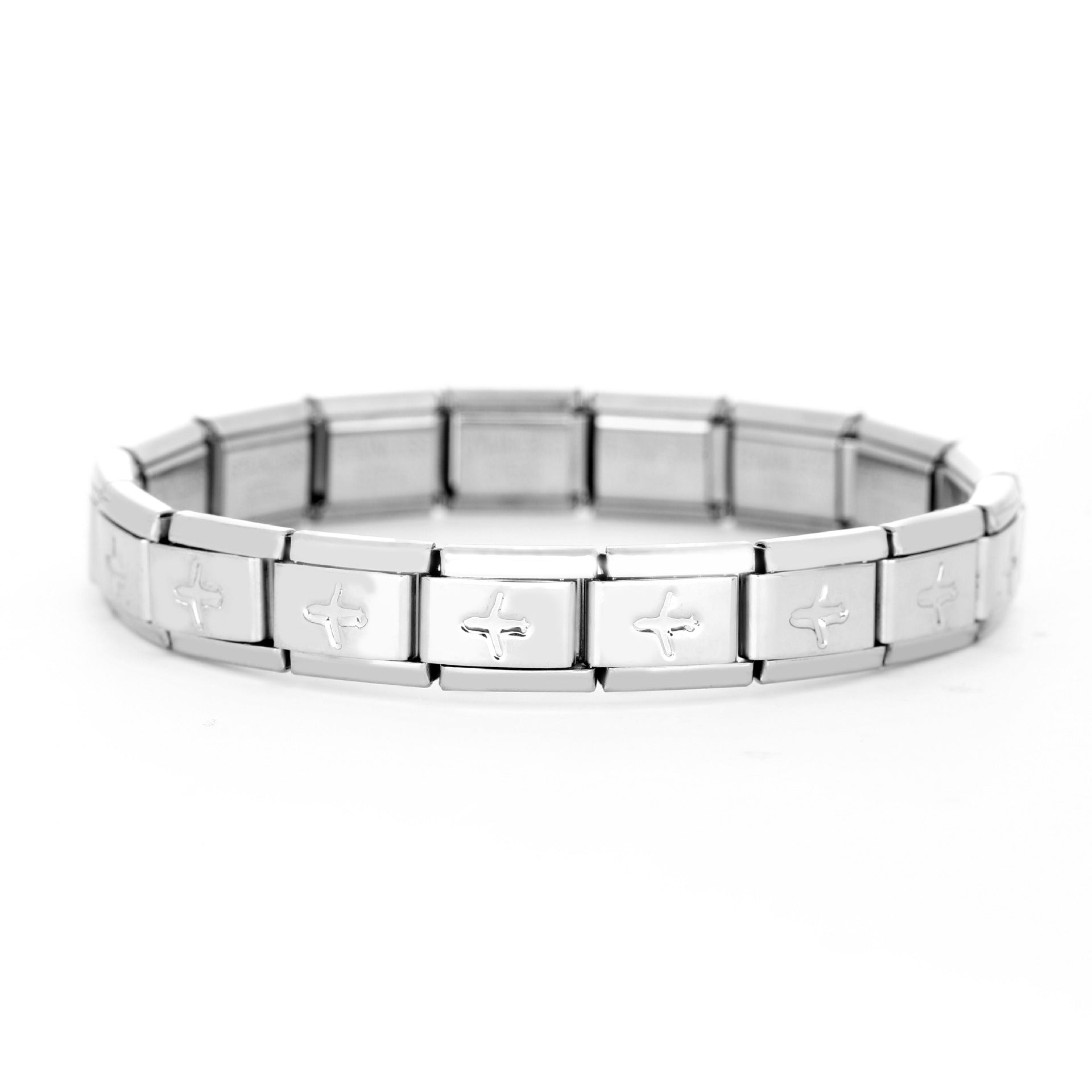 Wholesale Italian Charm Bracelet 9mm DIY Spliced Removable Stainless Steel Cute Animal Composable Bracelet ACC-BT-XY024