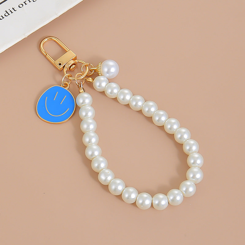 Wholesale Colorful Smiley Face Alloy Keychain - Irregular Expression Bag Charm,  Trendy Accessory