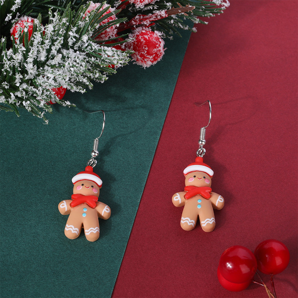 Wholesale Acrylic Christmas Tree Seahorse Crocodile Giraffe Earrings