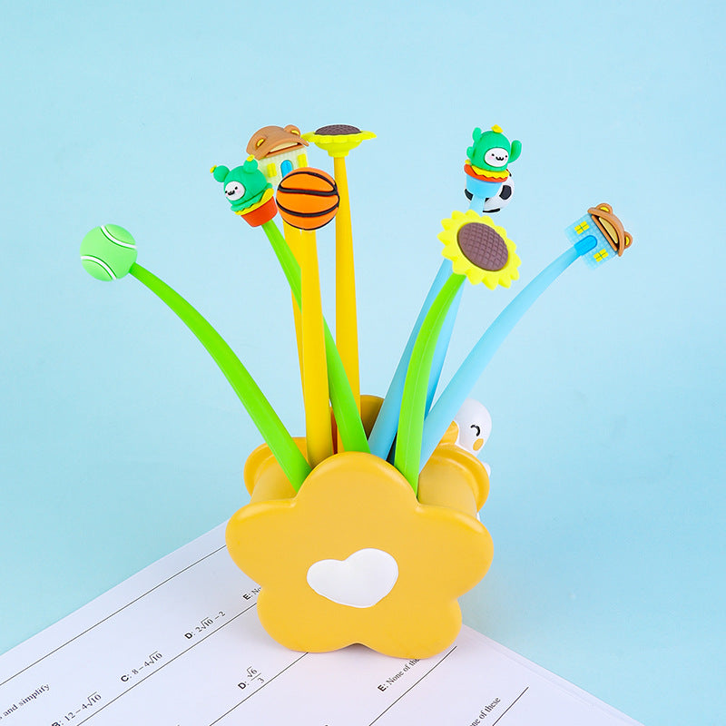 Wholesale  cute creative cartoon decompression swing gel pen