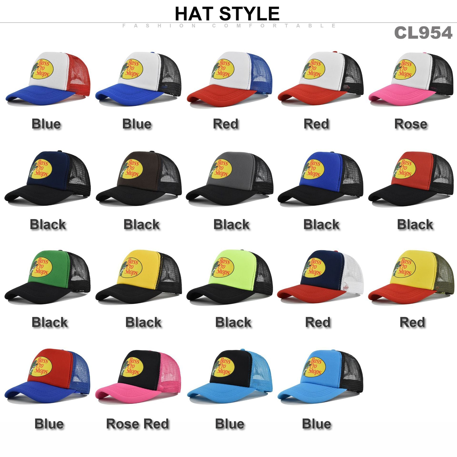 Wholesale Printed fish silk screen cap summer net Hat