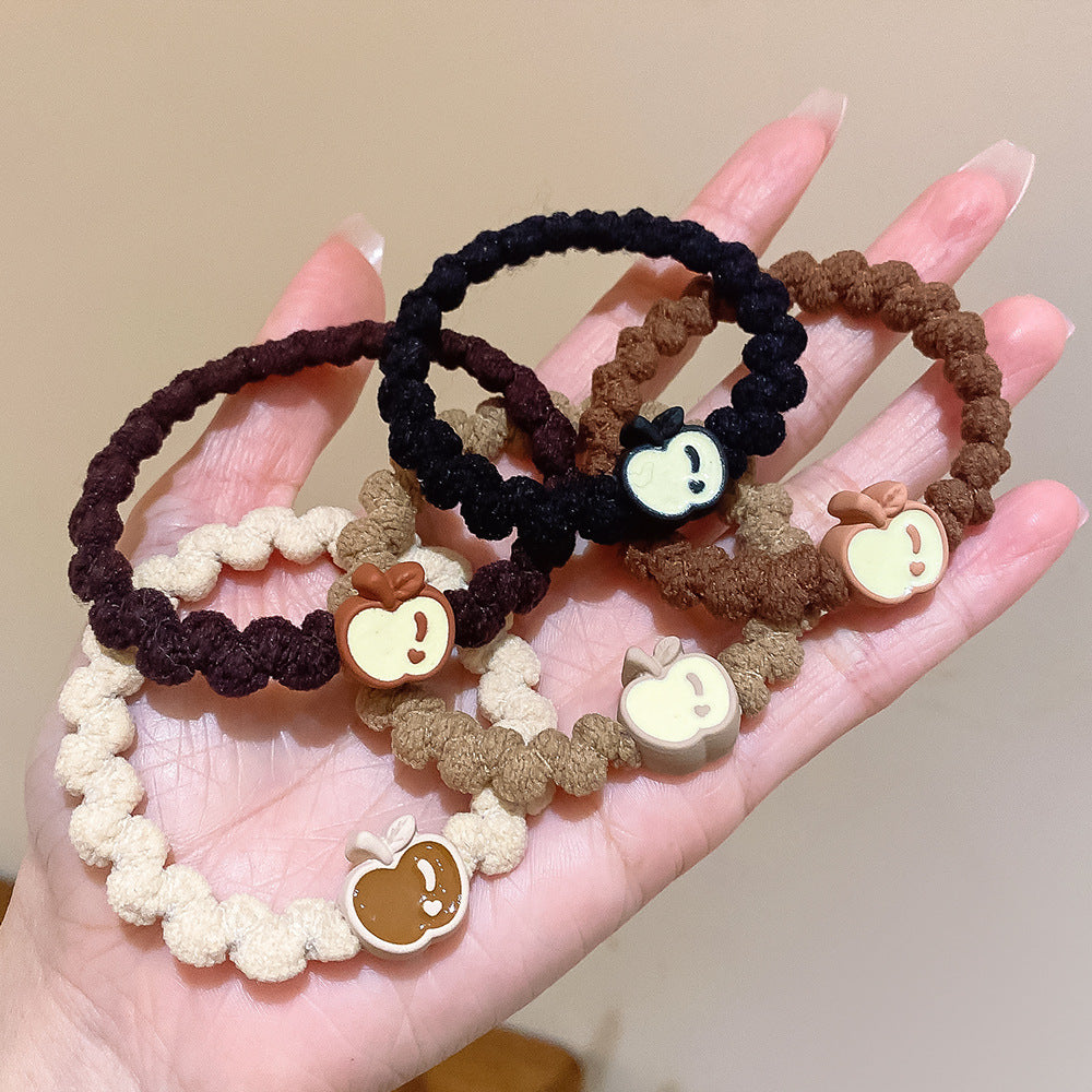 Wholesale 5pcs Braided Headband Hairband Leather Case Hair Scrunchies ACC-HS-Huidi004